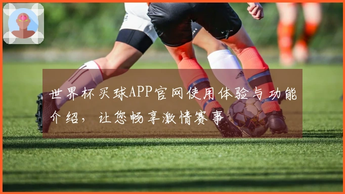 世界杯买球APP官网使用体验与功能介绍，让您畅享激情赛事